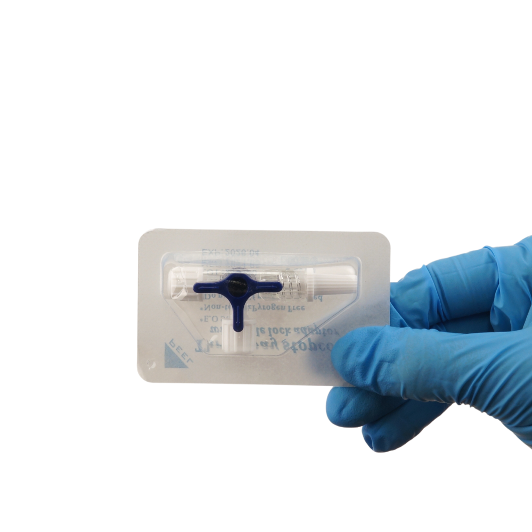  Juego de 2 llaves de paso de inyección de piel usadas médicas  humanas con llave de paso de 3 vías Luer Connections : Industrial y  Científico